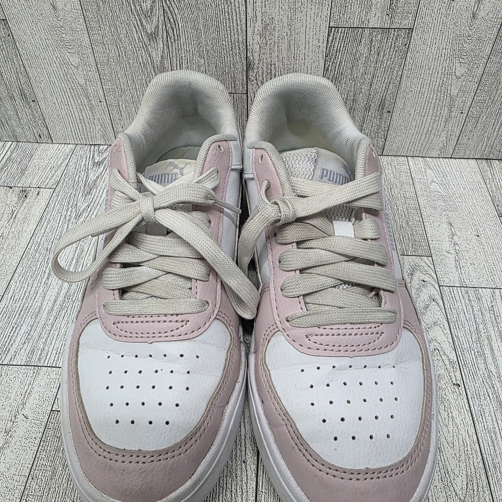 Puma Pastel Pink and White Sneakers - Picture 3 of 7